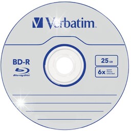 Płyta Blu-Ray (BD-R) Verbatim 25GB 6x 10szt (cake