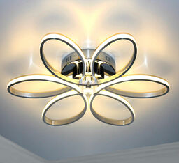 Srebrny plafon LED 80cm 3000K 63Watt - P149