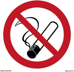 BA001 PALENIE TYTONIU ZABRONIONE, TS - PŁYTA TD