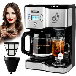 Ekspres Przelewowy Kawy 2W1 Yoer 1900W +dystrybutor Wody