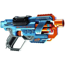 Wyrzutnia Nerf Elite 2.0 Commander RD-6, 12 oryginalnych