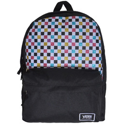 plecak szkolny VANS krata kolorowy szkolny, Glitter Check