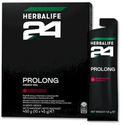 Herbalife24 Prolong Żel Energetyczny 10 x 45g truskawka