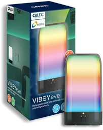 Calex Lampa stołowa LED Vibey, czarny, tworzywo sztuczne,