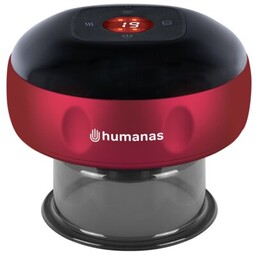 HUMANAS Masażer antycellulitowy BB01 Bańka masująca Czerwony