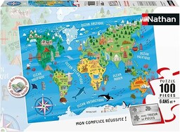 Nathan - Puzzle dla dzieci - 100 elementów