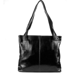 Torebka skórzana damska DAN-A T222 czarna