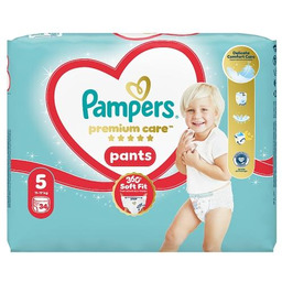 Pampers Premium Care Pants Pieluchomajtki 5 Junior 12-17kg,
