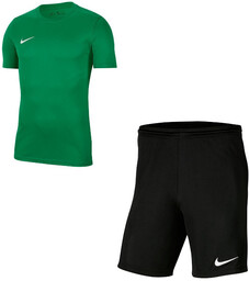 Komplet sportowy męski Nike Park zielono-czarny