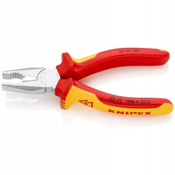 Kombinerki Szczypce 1000V Vde 0306160 Knipex