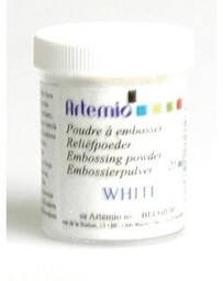 Puder reliefowy do embossingu - Biały - Artémio