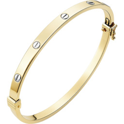 Bransoletka Złota Damska Sztywna Bangle pr 585