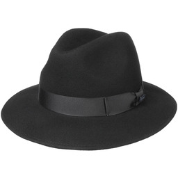 Kapelusz Filcowy New York Traveller by Lipodo, czarny,