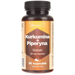 PharmoVit Classic Kurkumina i Piperyna, 90 kapsułek