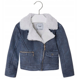 Kurtka ramoneska kożuszek ocieplana dziewczęca Mayoral 4414-6 r.