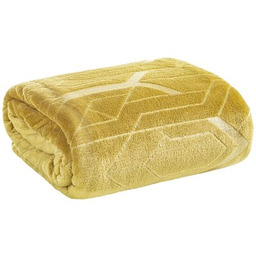 EUROFIRANY Koc Ginko4 150 x 200 cm Złoty