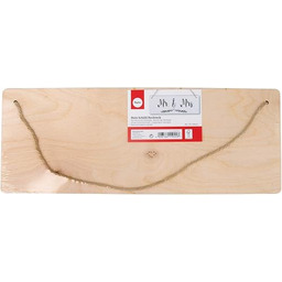 Rayher Tabliczka Drewniana Prostokątna, FSC 100%, Naturalna, 40