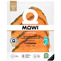Łosoś marynowany w plastrach MOW 100 g