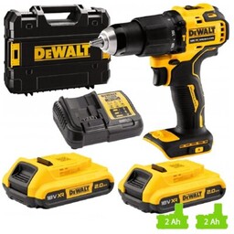 DEWALT Wiertarko-wkrętarka DCD709D2T-QW zestaw akumulatorów