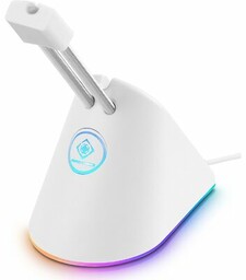 DELTACO Uchwyt Mouse bungee GAM-044-W-RGB Biały