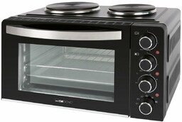 Clatronic KK 3786 Piekarnik wielofunkcyjny z dwupalnikową płytą