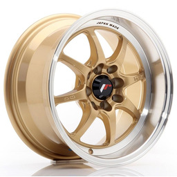 Felga JR Wheels TF2 15x7,5 ET10 4x100/114 Gold