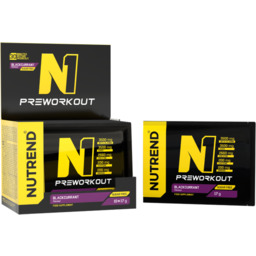 Nutrend N1 Pre-Workout 10 x 17 g czarna