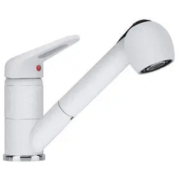Franke Prince II Pull-Out Spray Biały Mosiądz Bateria