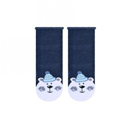 Świąteczne Skarpetki Niemowlęce Bawełna Jeans