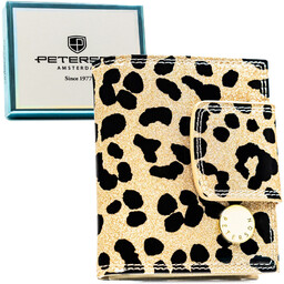 Mały portfel damski ze skóry ekologicznej i naturalnej