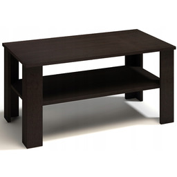 Stolik kawowy ława z półką Kasztan Wenge 100x55