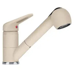 Franke Prince II Pull-Out Spray Beżowy Mosiądz Bateria