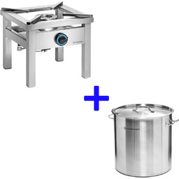 FORGAST [ZESTAW] Taboret gastronomiczny gazowy 1-palnikowy, 6.5 kW
