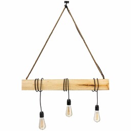 LAMPA wisząca MAROO071801 ekologiczna OPRAWA rustykalna belka ZWIS
