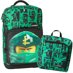 LEGO Ninjago, Plecak szkolny, Johansen Optimo Plus, Zielony