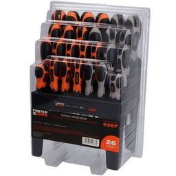 Zestaw wkrętaków 26cz. FASTER TOOLS