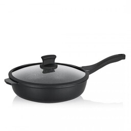 KELA-Patelnia głęboka +pokrywa 28cm Stella Nova