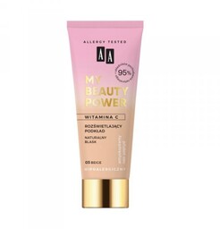 AA My Beauty Power Witamina C Podkład rozświetlający