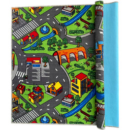 Dywan Drogi Wieś Ulice Miasto Farma Cars 160x200