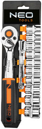 Klucze nasadowe 3/8", zestaw 12 szt.