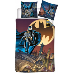 Pościel Batman 140x200 Gotham City Duże Logo Batmana
