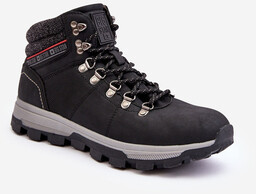 Męskie Buty Trekkingowe Big Star KK174215 Czarne-44