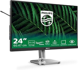 PHILIPS 24B2G5200-24-calowy monitor Full HD, regulacja wysokości, głośniki,