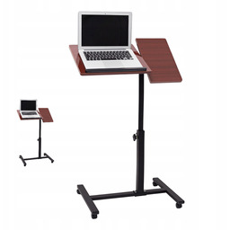 Stolik pod laptopa na kółkach regulowany obrotowy 360°