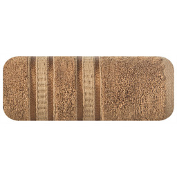 Eurofirany Ręcznik Mila 50x90 brązowy jasny bambusowy frotta
