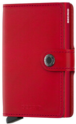 Portfel kieszonkowy RFID Secrid Miniwallet Original - red