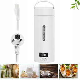 Przenośny Lekki Mini Czajnik Termos Elektryczny 300W 500Ml