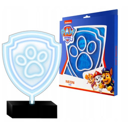 Neon LED na podstawce Psi Patrol PAW Lampka
