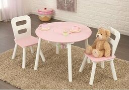 Różyczka - stolik dla dzieci i dwa krzesełka,
