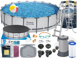 Basen Bestway 549x122 Ogrodowy Stelażowy 56462 15w1